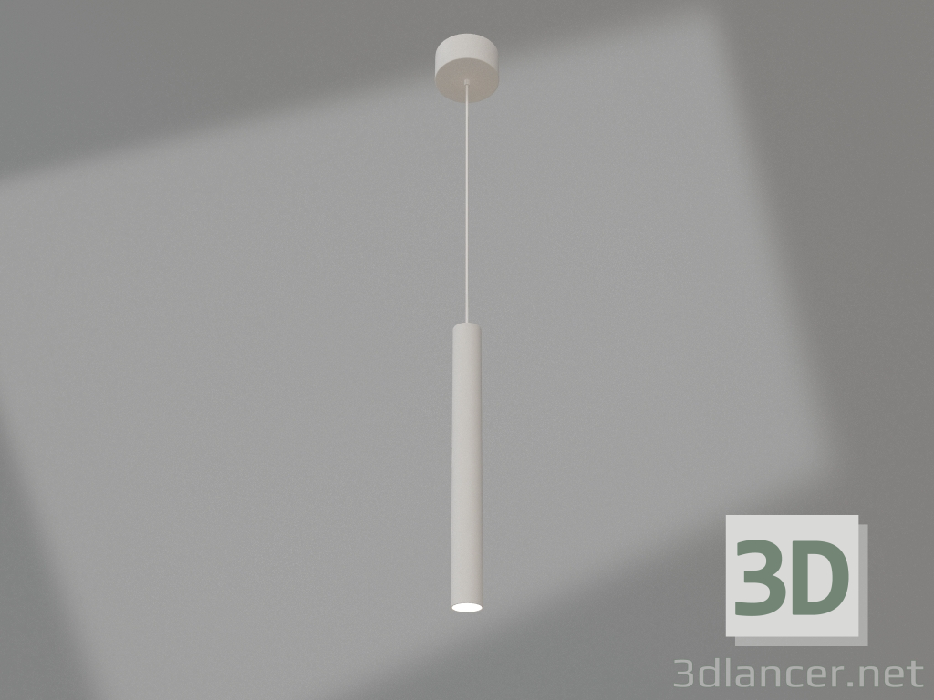 3D Modell Lampe SP-PIPE-HANG-L300-R30-9W Day4000 (WH, 24 Grad, 230V) - Vorschau