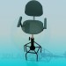 3d model Stool with high legs - preview