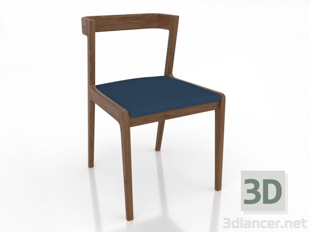 3d model Silla 463 mm (nogal claro) - vista previa 3d model Silla 463 mm (nogal claro) - vista previa