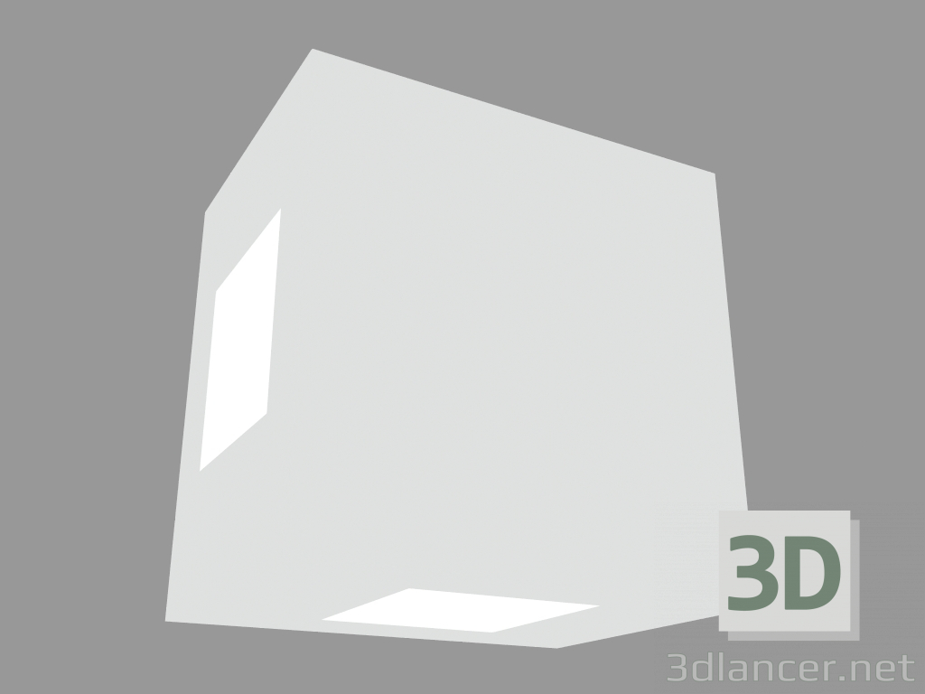 3d model Lámpara de pared MEGALIFT SQUARE (S5084) - vista previa
