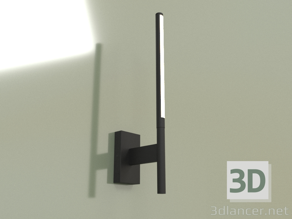 3D modeli Duvar lambası KONO UP 3200K BK 15017 - önizleme