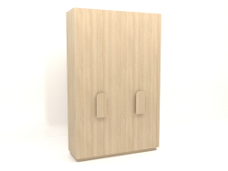 Wardrobe MW 04 wood (option 2, 1830x650x2850, wood white)