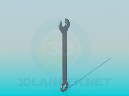 3d model Wrench for nut - preview
