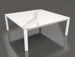 Tavolino 94×94 (Bianco, DEKTON Aura)