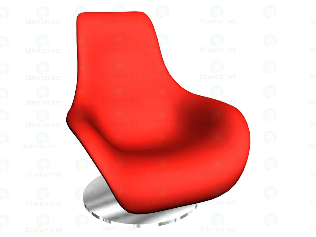 3d model Armchair MPR A - preview