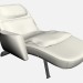 3d model Deck chair with armrest Sax - preview