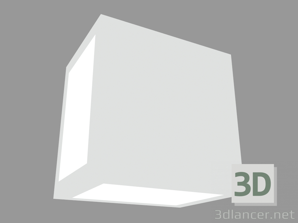 modello 3D Lampada da parete MEGALIFT SQUARE (S5094) - anteprima