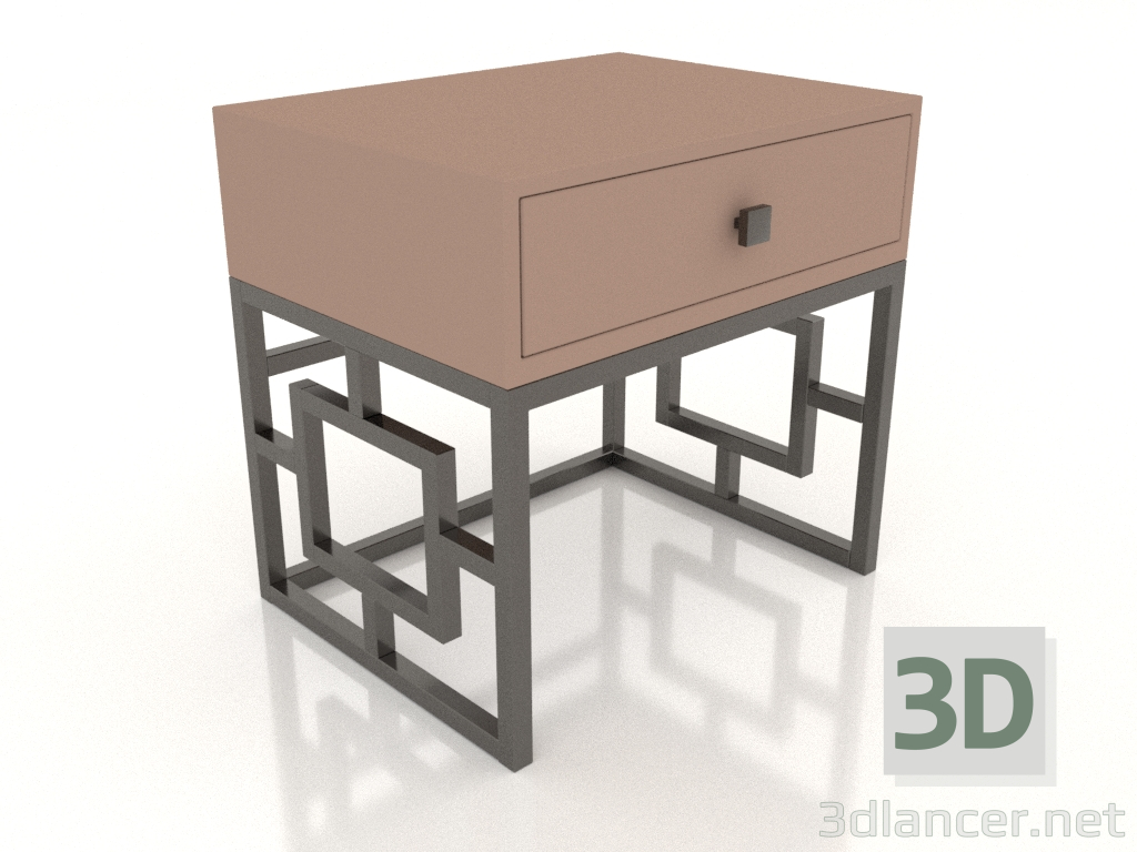 modèle 3D Table de chevet (Cappuccino) - preview