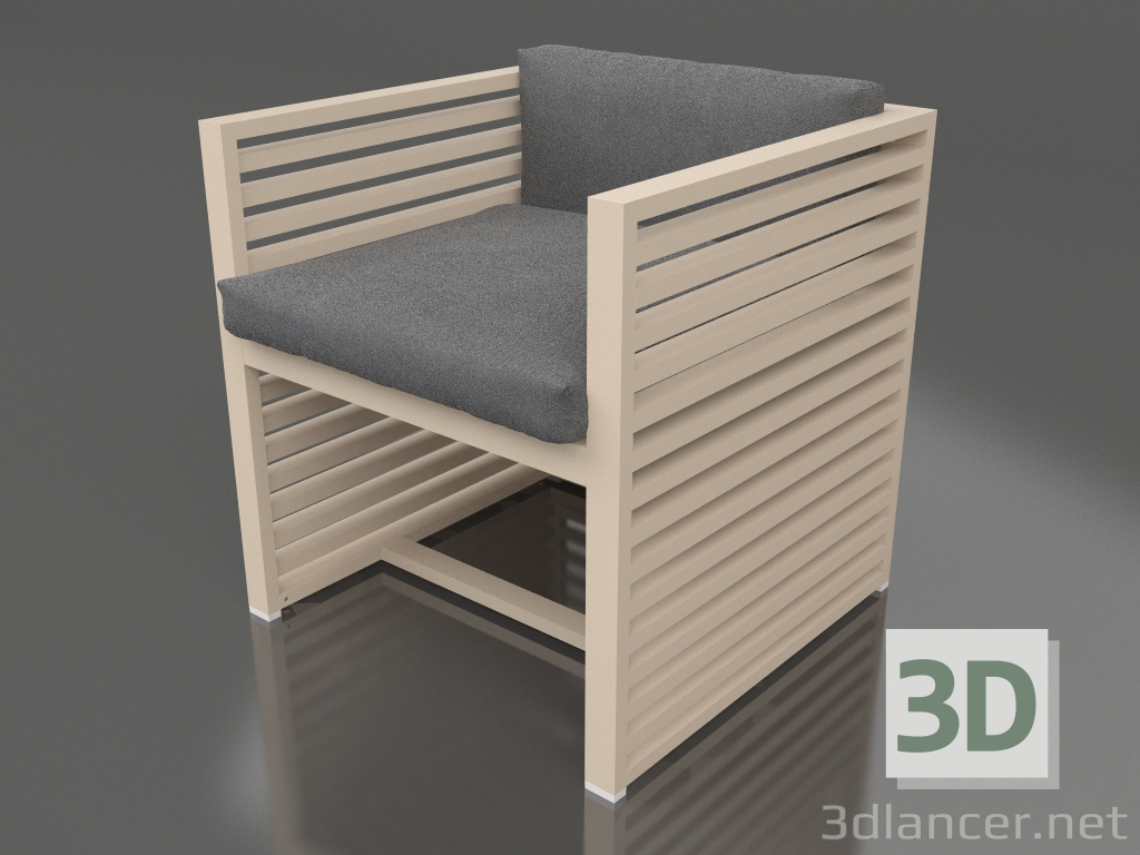 modèle 3D Chaise (Sable) - preview