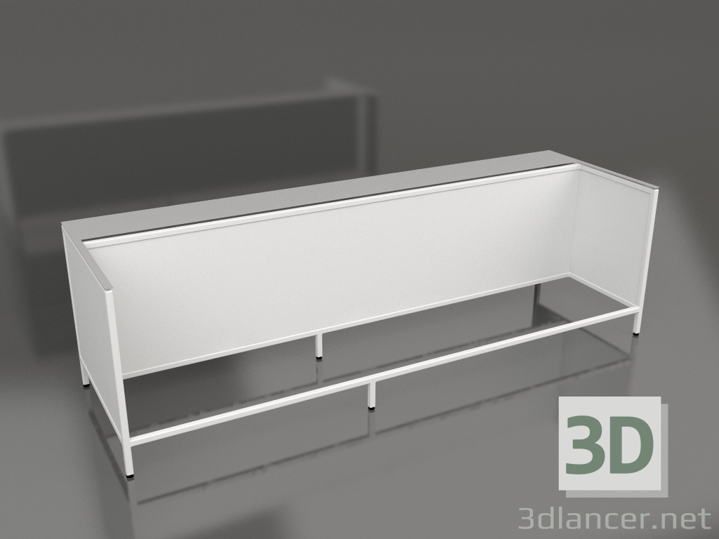 modello 3D Isola V1 (con pianerottolo) su 120 frame 5 (grigio) - anteprima