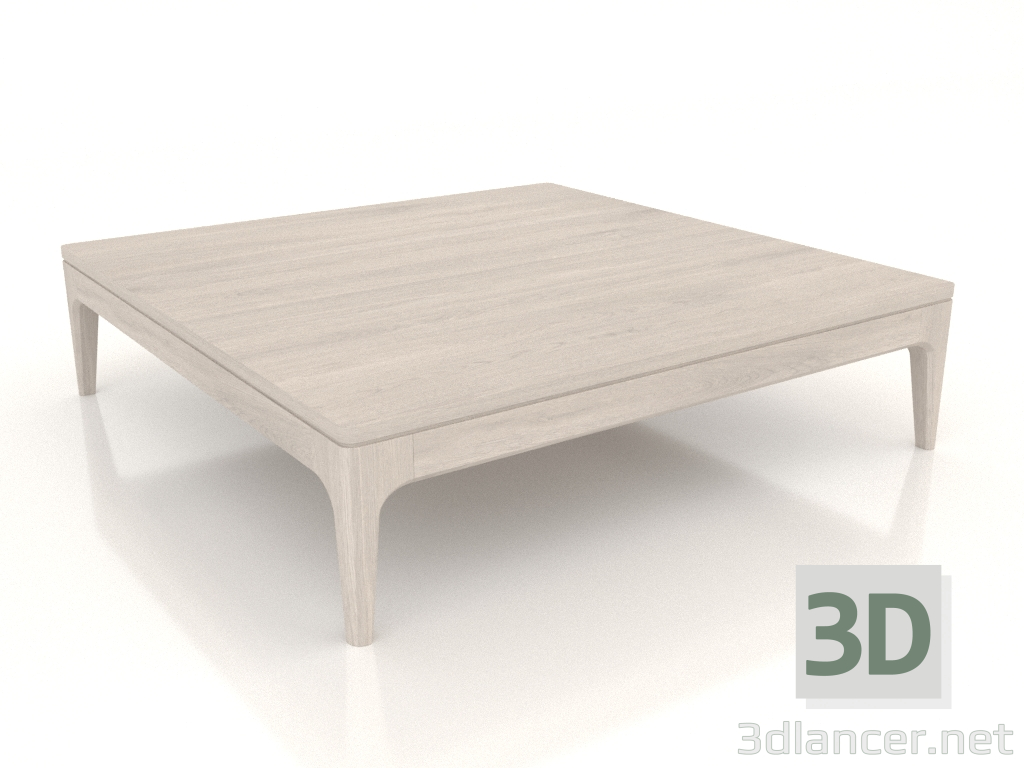 modello 3D Tavolino basso FARGO 1000x1000x250 mm (rovere sbiancato) - anteprima