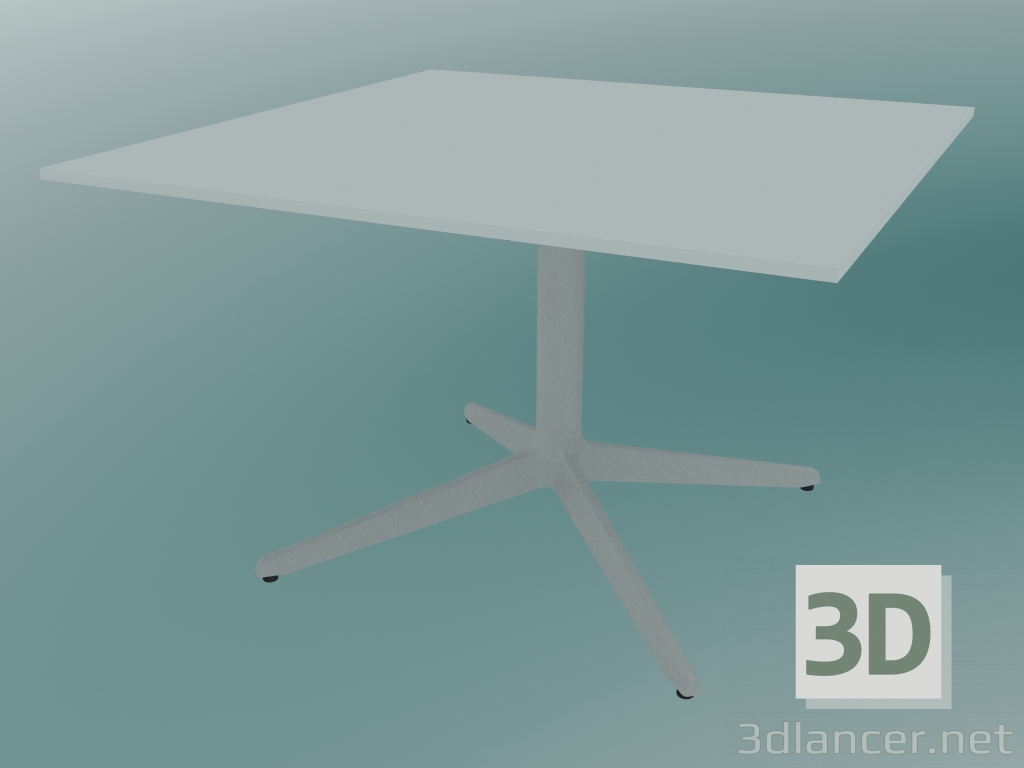 3 डी मॉडल टेबल मिस्टर एक्स (9510-51 (70x70 सेमी), एच 50 सेमी, सफेद, सफेद) - पूर्वावलोकन