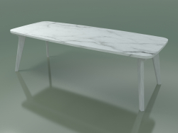 Table à manger (233, marbre, blanc)