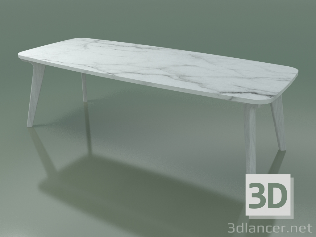 3D Modell Esstisch (233, Marmor, Weiß) - Vorschau