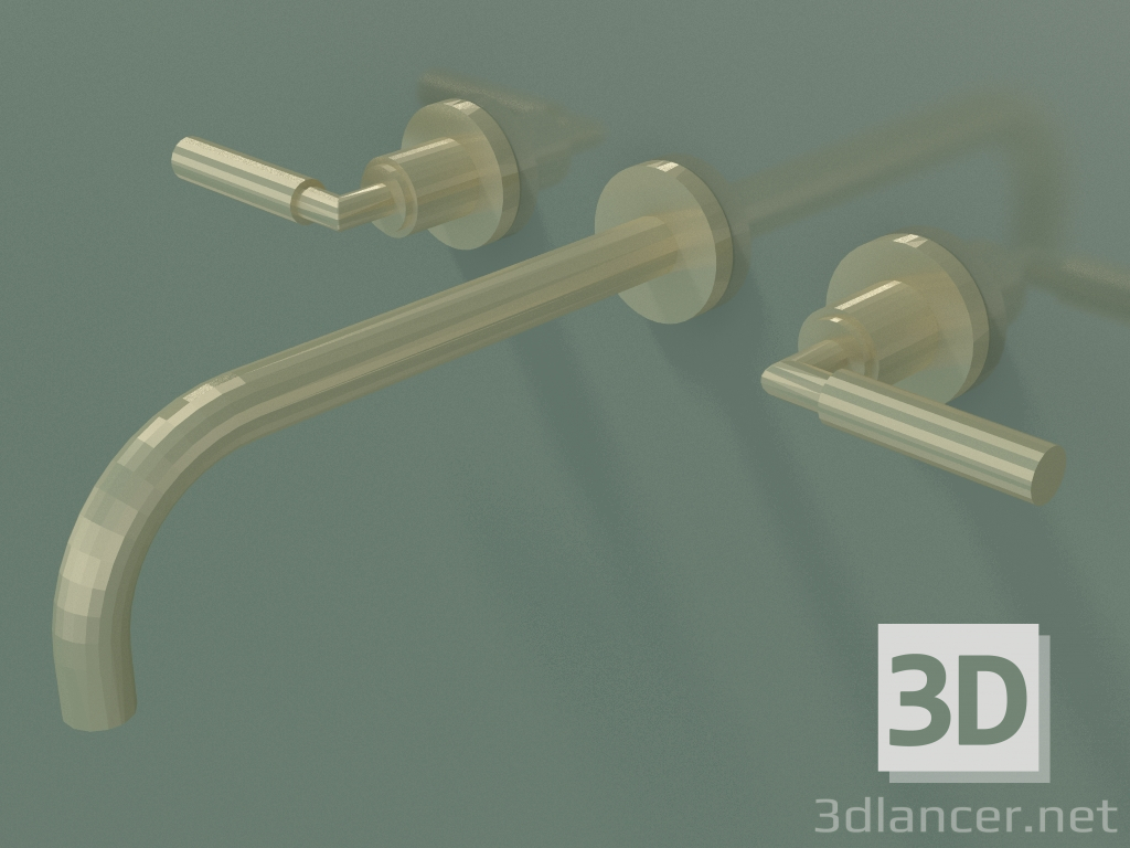 3d model Wall-mounted washbasin mixer without waste set (36 717 882-280010) - preview