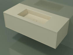 Washbasin with drawer (06UC72401, Bone C39, L 120, P 50, H 36 cm)