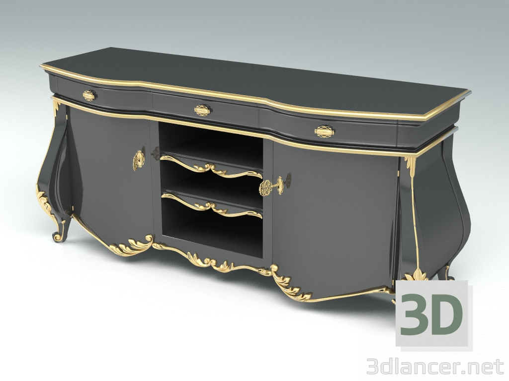 3D Modell TV-Ständer (Art. 11110) - Vorschau