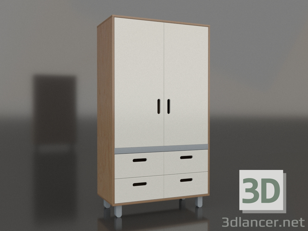 3d model Wardrobe closed TUNE HS (WQTHCA) - preview