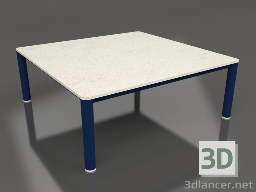 modello 3D Tavolino 94×94 (Blu notte, DEKTON Danae) - anteprima