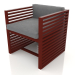 3D Modell Sessel (Weinrot) - Vorschau