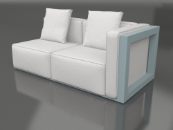 Módulo de sofá, seção 1 direita (azul cinza)
