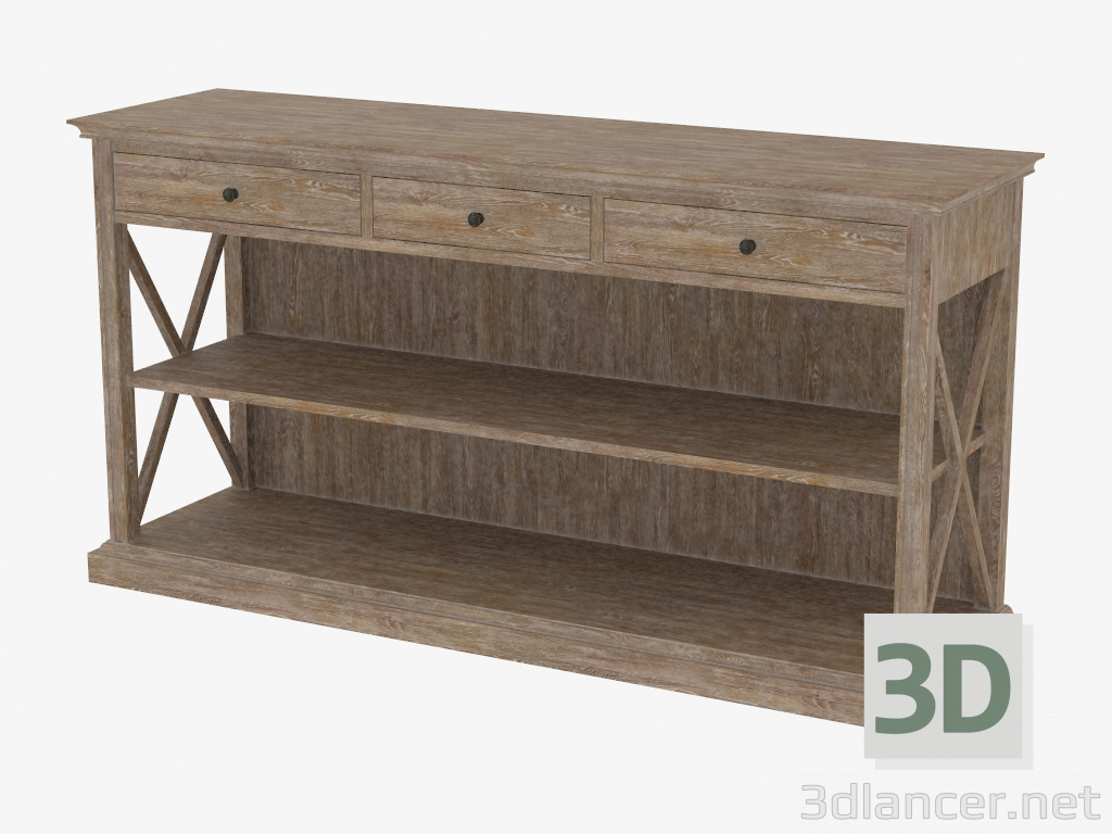 3 डी मॉडल टेबल सांत्वना फ्रेंच केसमेंट कंसोल (8810.1141) - पूर्वावलोकन