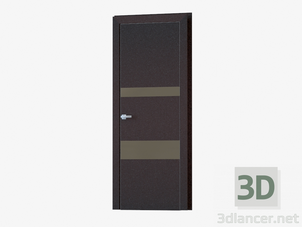 Modelo 3d Porta Interroom (06.31 prata bronza) - preview