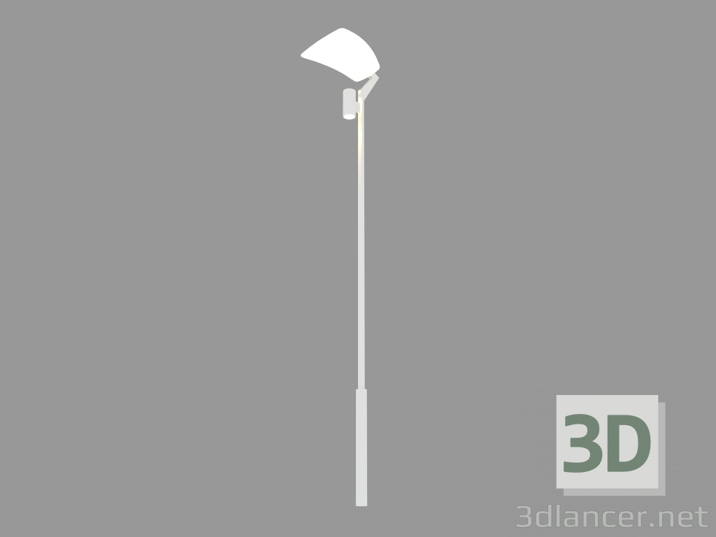 modello 3D Lampione stradale SLOT VELA (S3978 + S2837_150W + 70W_HIT) - anteprima