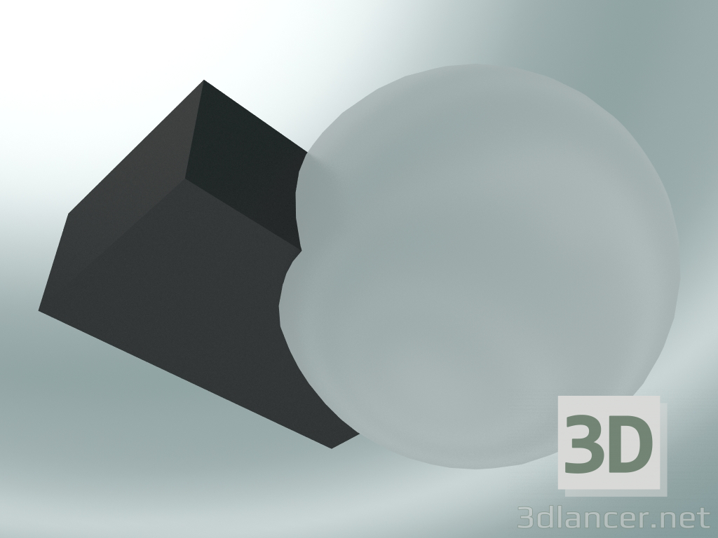 3D modeli Duvar lambası Yolculuğu (SHY2, 26х18cm, H 24cm, Siyah) - önizleme