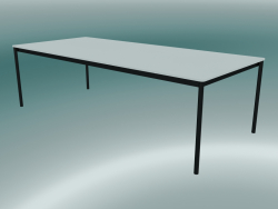 Rectangular table Base 250x110 cm (White, Black)
