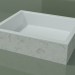 3D modeli Tezgah üstü lavabo (01R131301, Carrara M01, L 60, P 48, H 16 cm) - önizleme