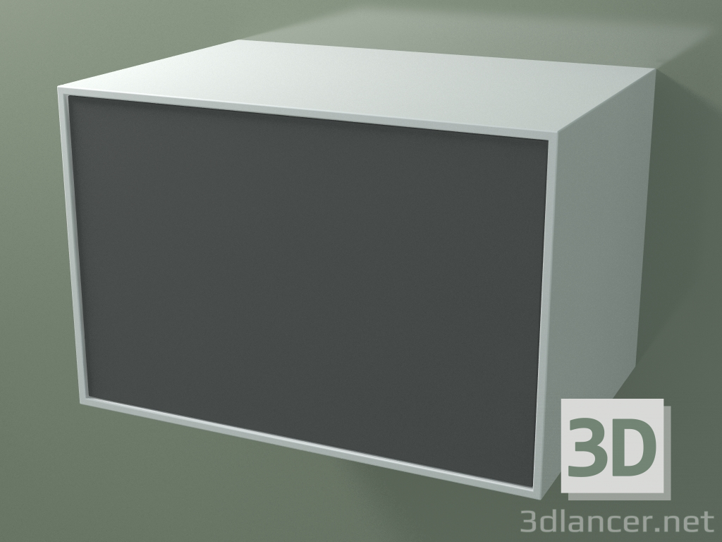 3 डी मॉडल बॉक्स (8AUCCB03, ग्लेशियर व्हाइट C01, HPL P05, L 72, P 50, H 483) - पूर्वावलोकन