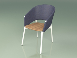 Комфортне крісло 022 (Metal Milk, Blue)