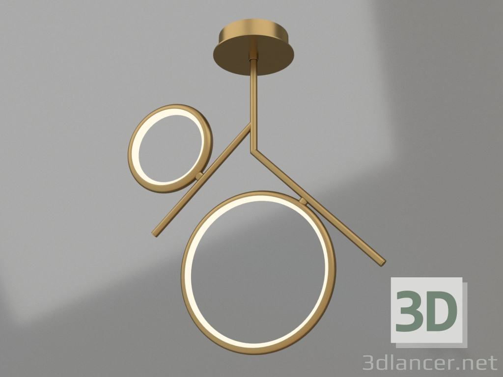 modello 3D Lampadario da soffitto (6582) - anteprima