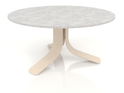 Table basse Ø80 (Sable, DEKTON Kreta)