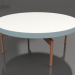 modèle 3D Table basse ronde Ø90x36 (Bleu gris, DEKTON Zenith) - preview