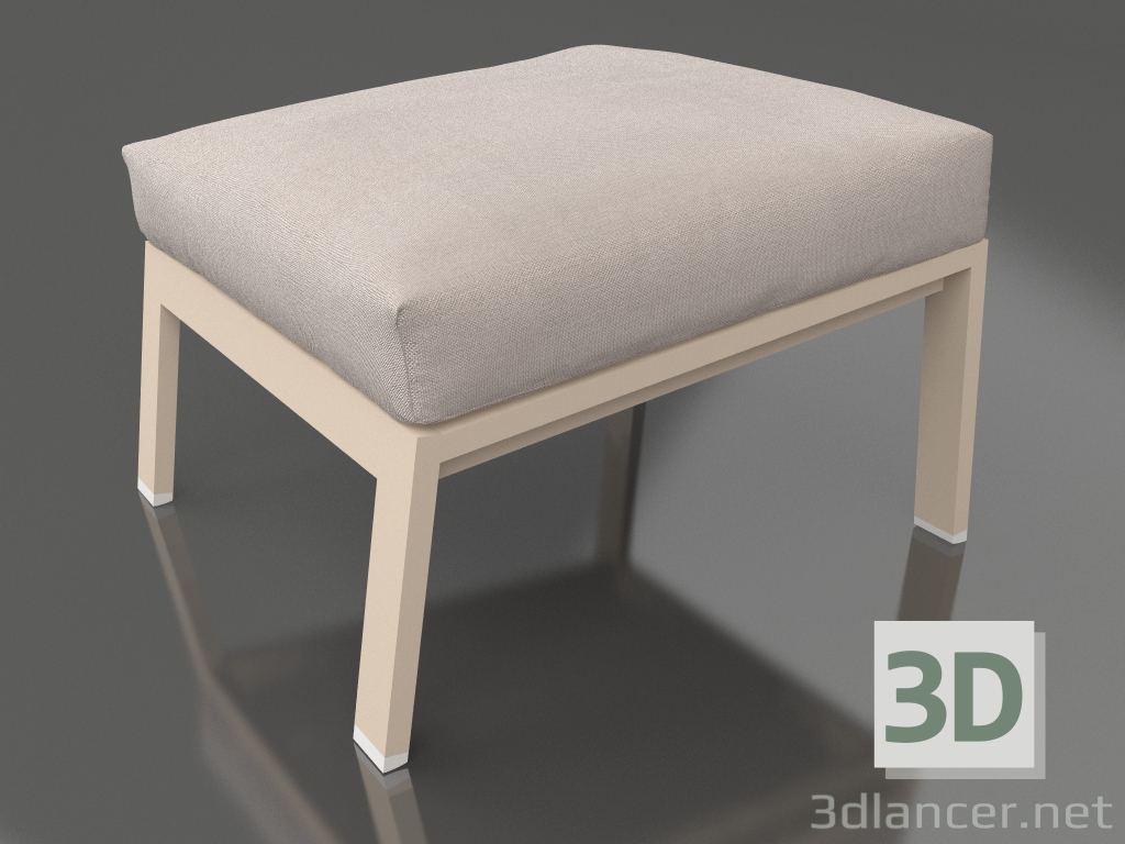 3D modeli Dinlenmek için puf (Kum) - önizleme