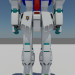 El carácter de Gundam 3D modelo Compro - render