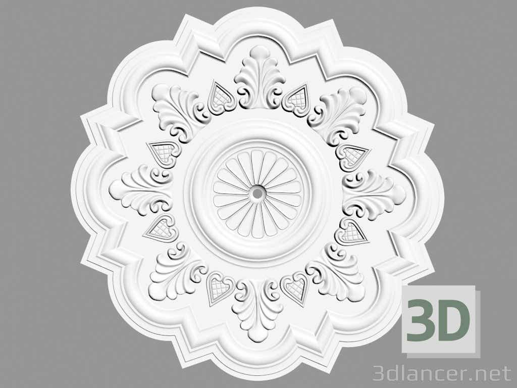 3d model Ceiling outlet (P26) - preview