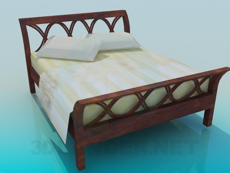 3d model Bed - preview 3d model Bed - preview