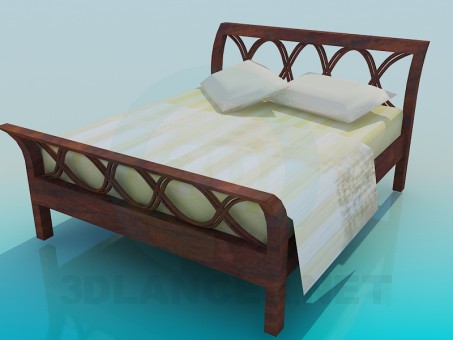 3d model Bed - preview 3d model Bed - preview