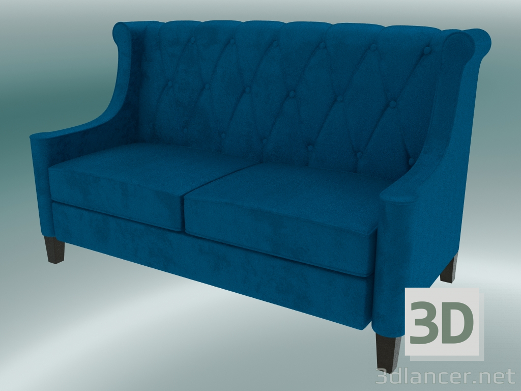 modèle 3D Canapé Barister (bleu) - preview