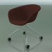 3d model Chair 4237 (4 castors, with upholstery f-1221-c0576) - preview