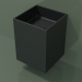 3D modeli Duvara monte lavabo (02UN13101, Deep Nocturne C38, L 36, P 36, H 48 cm) - önizleme