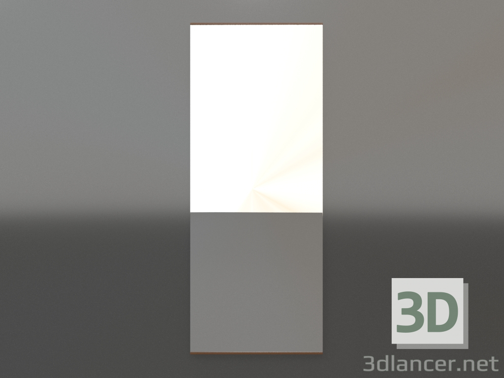 modello 3D Specchio ZL 01 (600x1500, legno marrone chiaro) - anteprima