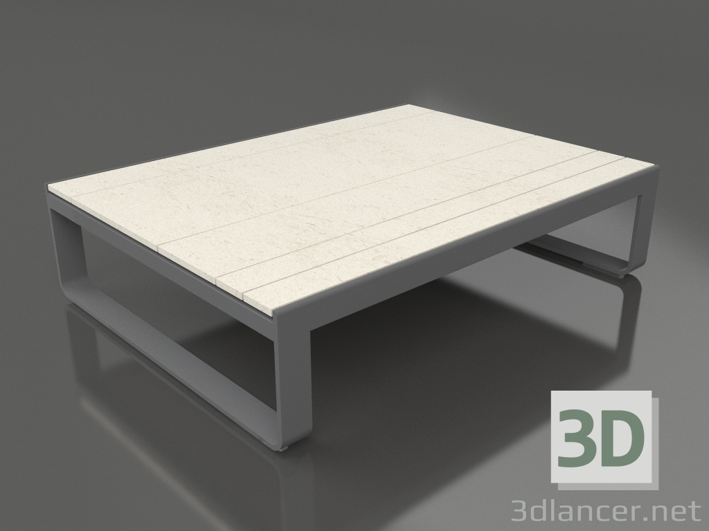 3d модель Кофейный столик 120 (DEKTON Danae, Anthracite) – превью