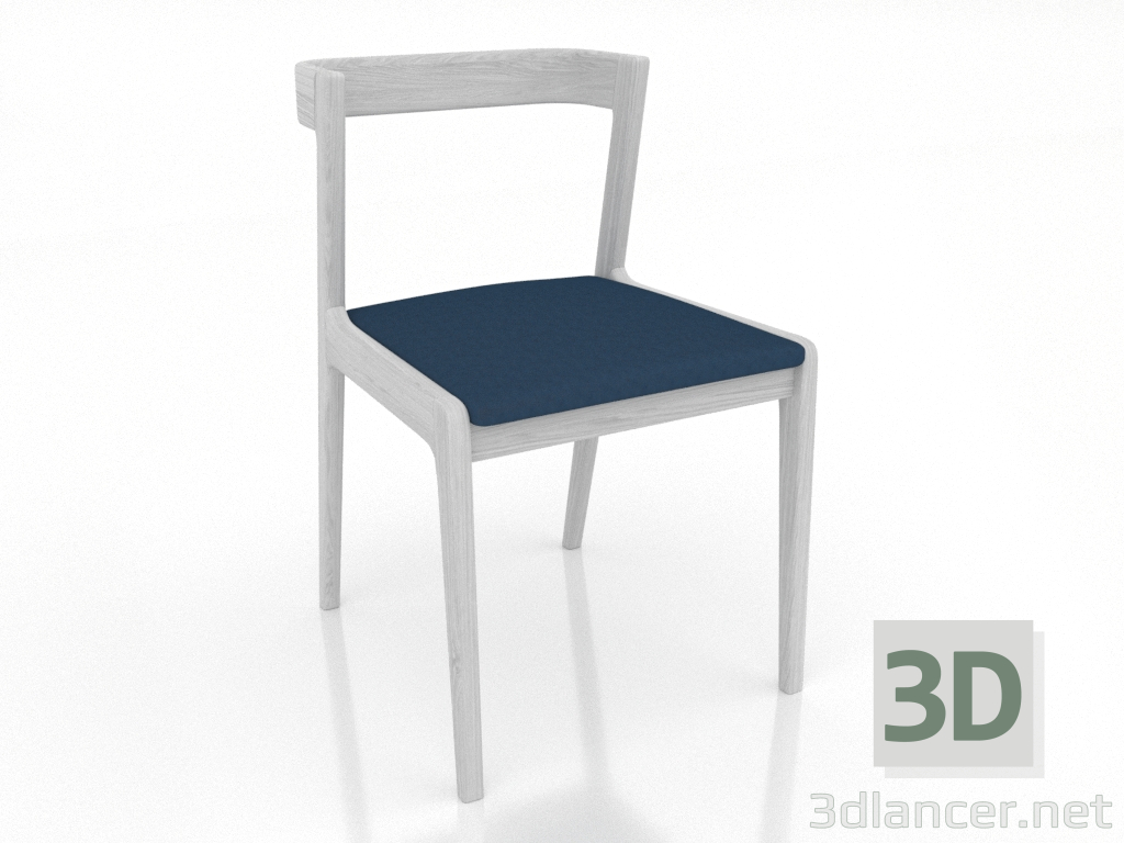 3d model Silla 463 mm (blanco RAL 9010) - vista previa