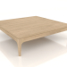 modello 3D Tavolino basso FARGO 1000x1000x250 mm (rovere schiarito) - anteprima