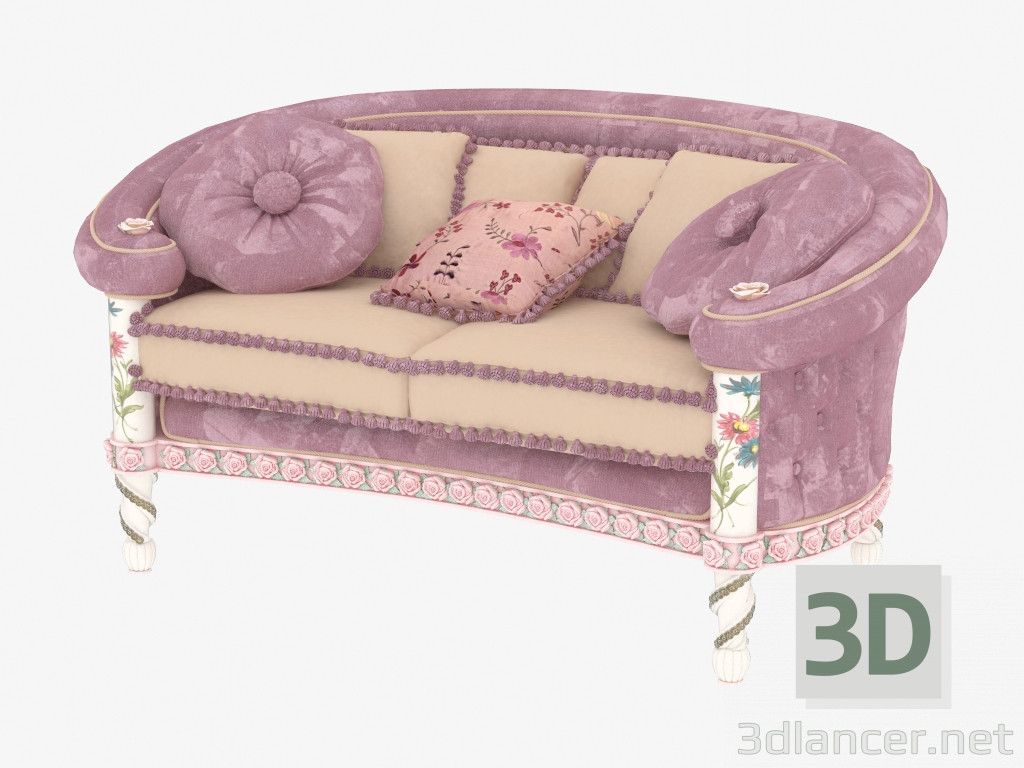 3D Modell Sofa (7515) - Vorschau