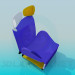modèle 3D Convertible de siège - preview